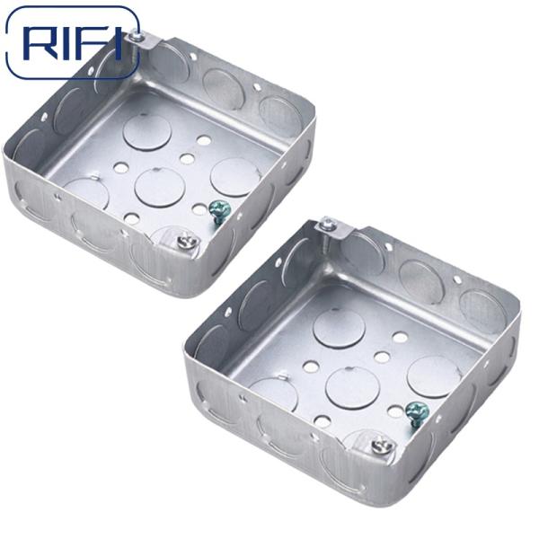 Square/Handy/Octagonal Steel Box With Screw 4x4,4x2Metal Boxes
