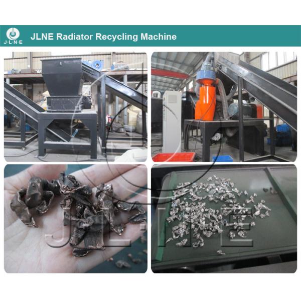 Large Power Compressed Scrap Radiator Copper Aluminum Recycling Plant