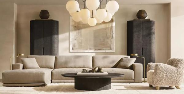 Living Room Solid Wood Coffee Table Furniture With Stainless Steel And Ceramic Top