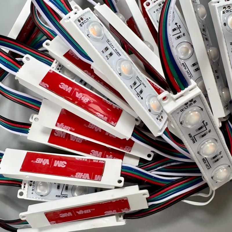 Low Voltage RGBW LED Backlight Module 0.96W IP68 165 Degree For Letter Projects