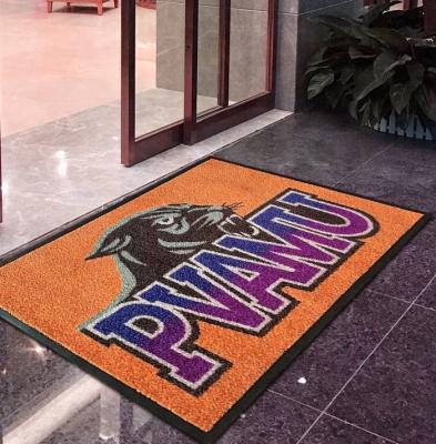 9 milímetros Logo Welcome Mats feito sob encomenda