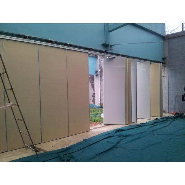 Mirror Surface Acoustic Room Dividers Folding Wall Partition Fire Proof Partition For Room Division