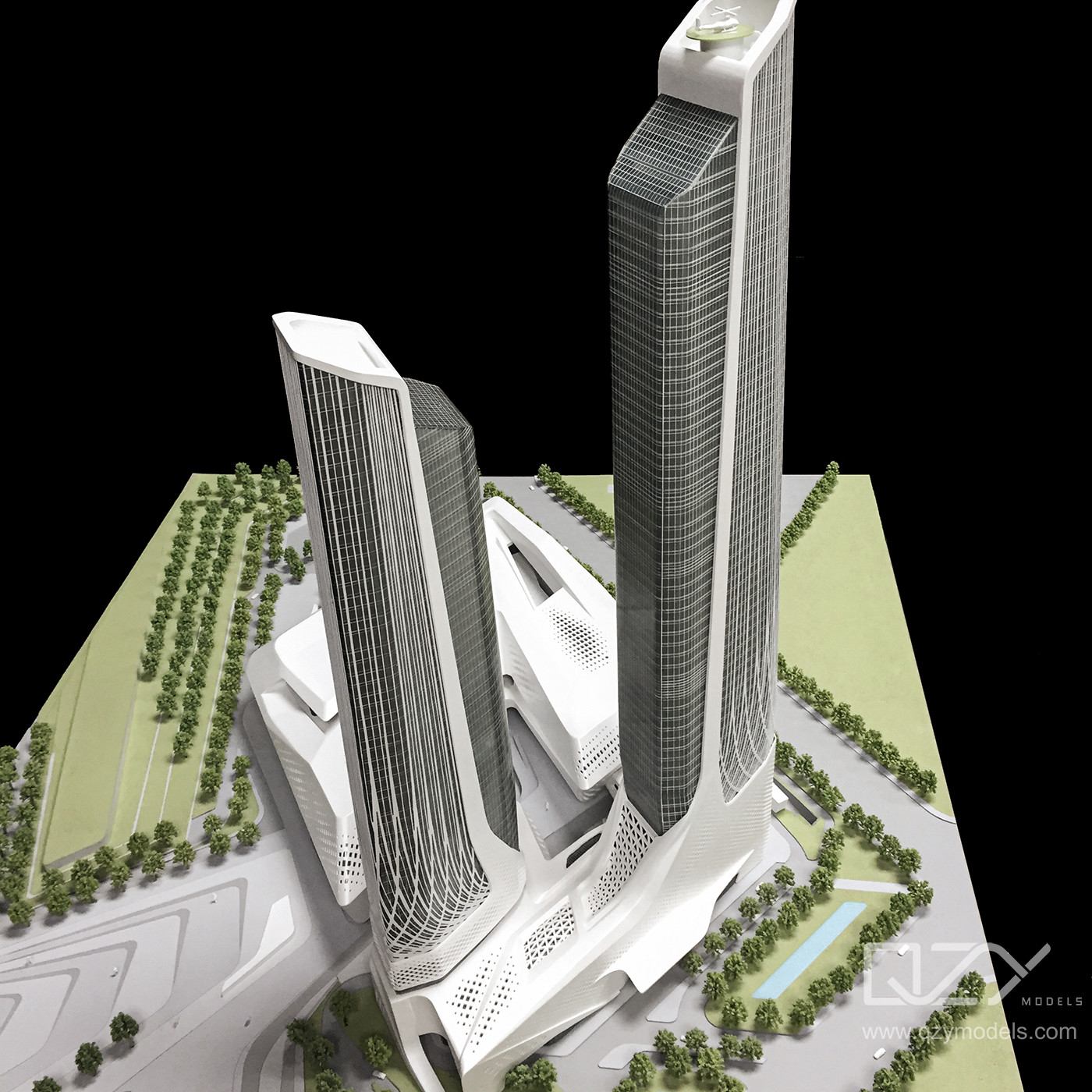 ZHA - 1/500 Модель Нанкинского молодежного олимпийского центра