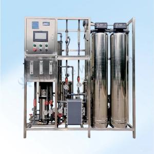 Système RO en acier inoxydable de 1 tonne pour le traitement de l'eau ultrapure