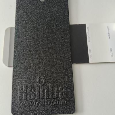 Weather-proof Leather Black finish Polyester Electrostatic Coating Powder for Outdoor Powder Coating