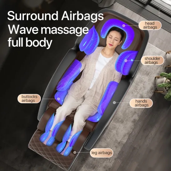 Electric Full Body Shiatsu Full Body Massage Chair HIFI Bluetooth 3D Manipulator