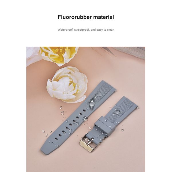 Unisex Buckle-Style Rubber Watch Bands ·  Customizable Colors - China Wholesaler SHX