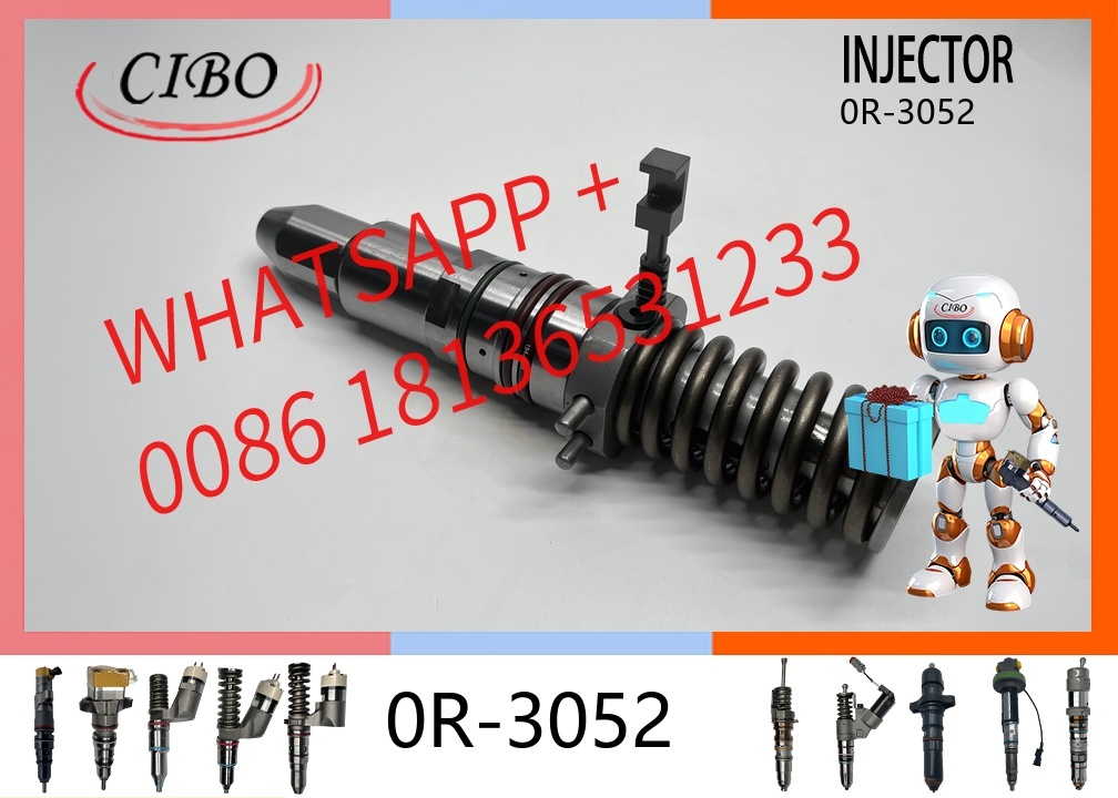 original 0R-3052 Common Rail Fuel Injector for  3508 3512 3516 Diesel Engine 7E6408 7E-6408 0R3052 Excavator 777B 785 789 Fuel Injection Parts original new injector