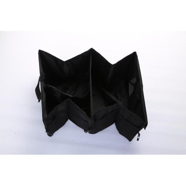 Waterproof Black Color Foldable Car Trunk Organizer With Large Size Capacity