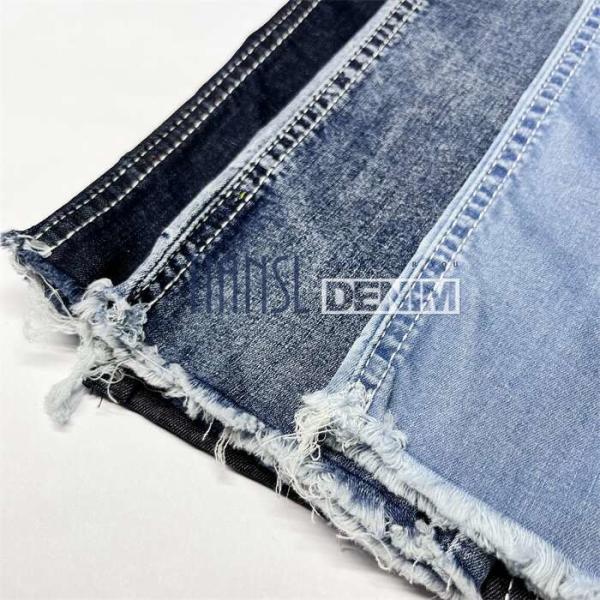 6.5 Oz Stretch Lightweight Cotton Twill Denim Fabric For Jeans
