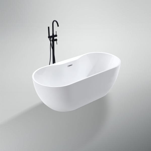 JSD9202 Luxury Ellipse Acrylic Freestanding Bathtub with Whirlpool/Massage Function