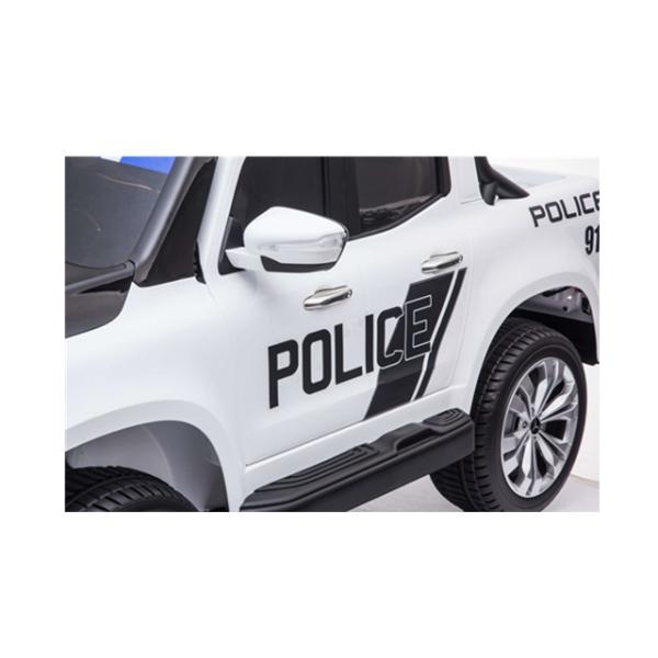 Полицейская машина 12В для детей заряжающаяся машина с 2.4G дистанционным управлением Настоящая машина с двумя местами