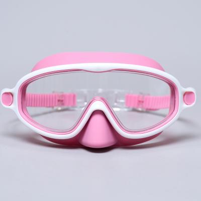 Comfortable Durable Children's Swimming Goggles With Glass Lens Electroplating