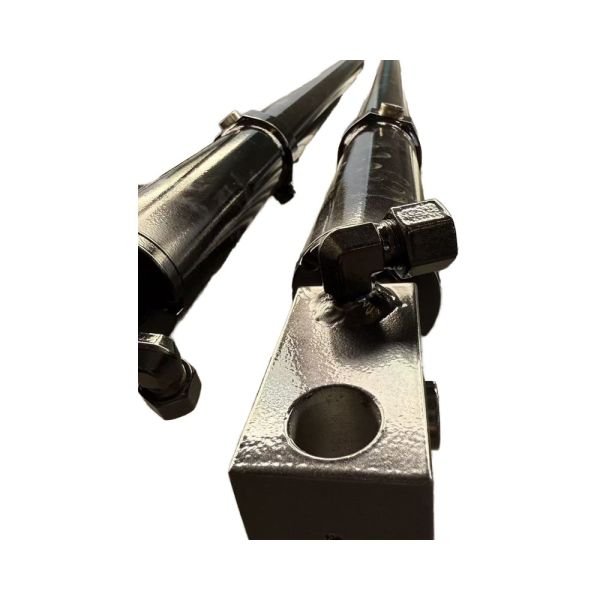Telescopic Long Stroke Double Acting Hydraulic Cylinder With Hard Chrome Plated Steel