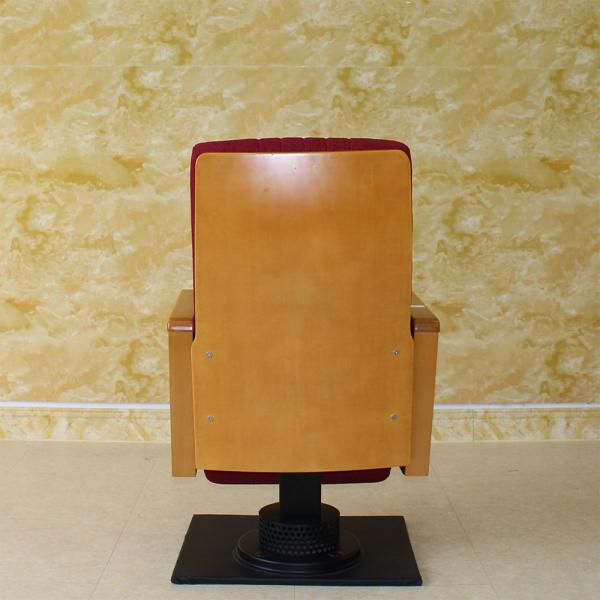 Antistatic Multiscene Red Movie Theater Chairs , Folding Cinema Chair Cup Holder