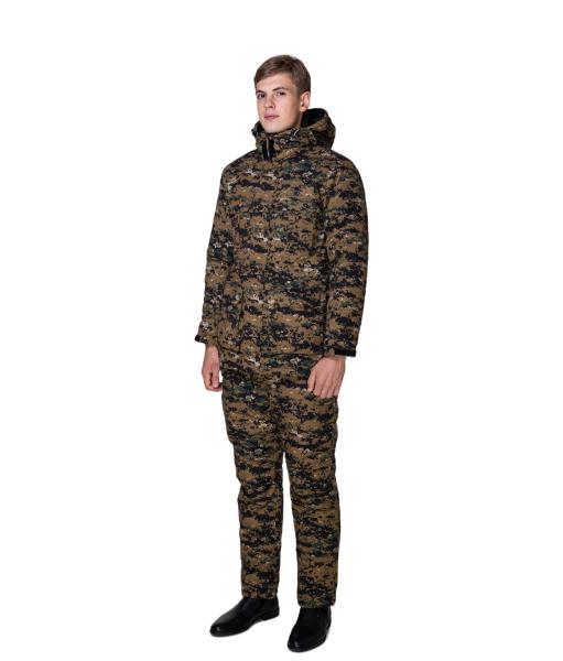 Warm Winter Outdoor Work Clothes with Carbon Fiber USB Heating and Cotton Lining