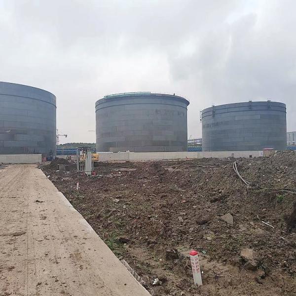 Cylindrical Industrial Vertical Welded Steel Tank Above Ground for Oil Storage