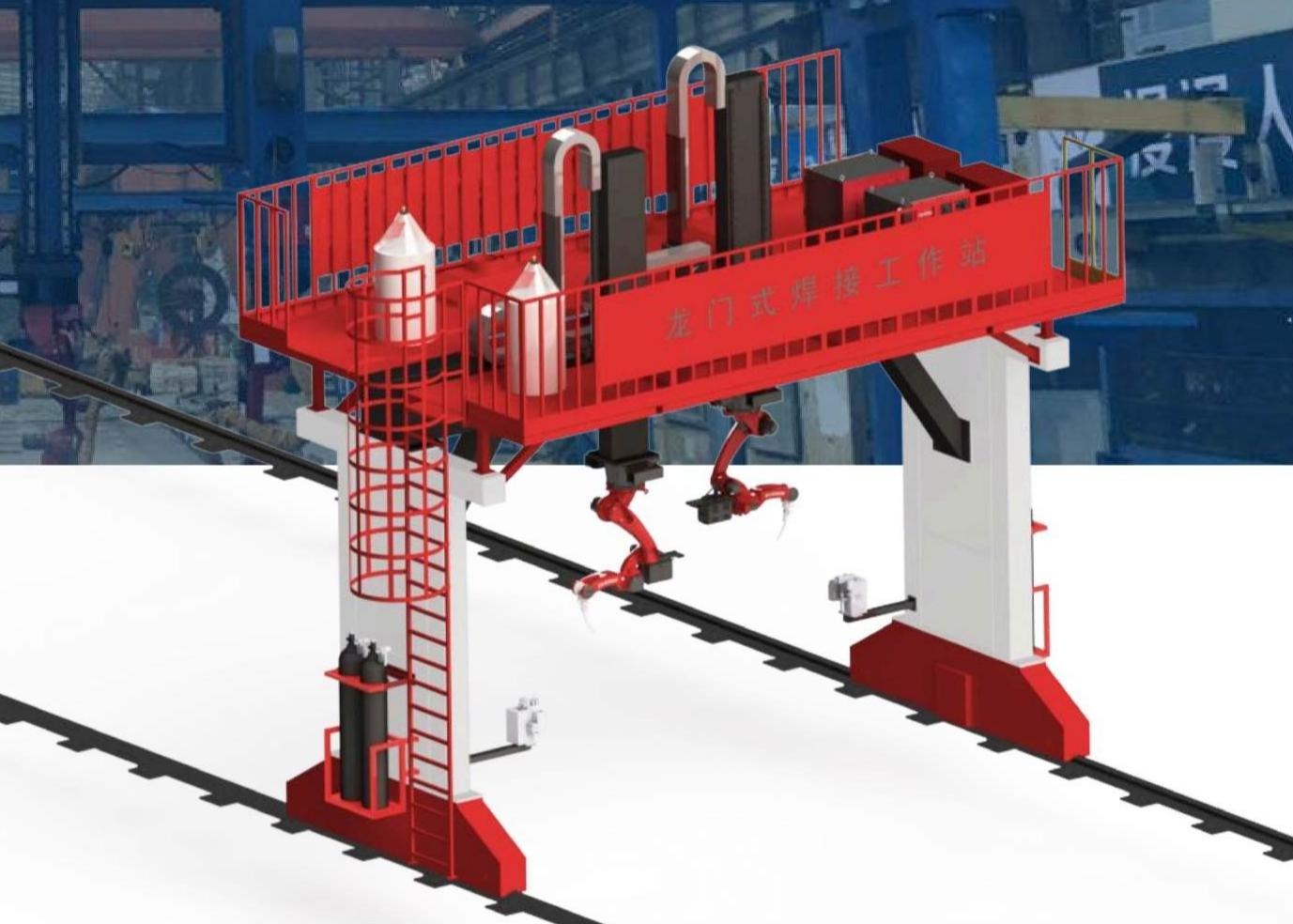 37KW Power CNC Gantry-Type Welding Robot With Optional External Extension Axes