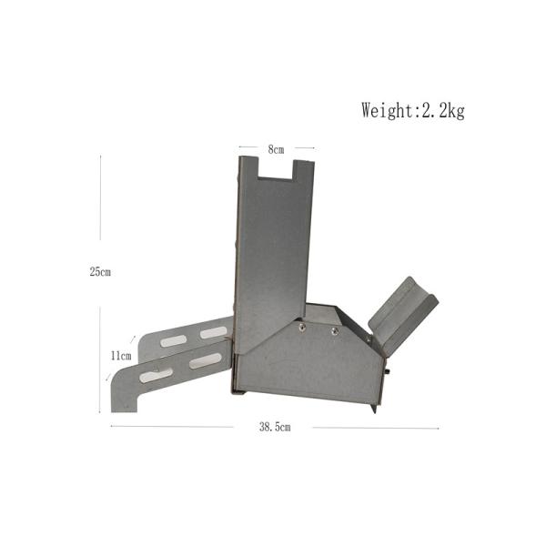 Fogão de acampamento 0.6mm de acampamento exterior de aço inoxidável pequeno de Rocket Stove /Outdoor