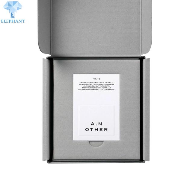 Debossing Fancy Paper Corrugated Shipping Boxes Cosmetic Display