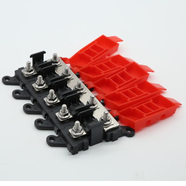 5 Way MIDI Fuse Holder Set 1 In 5 Out Distribution Block 200A Многопольный блок предохранителей
