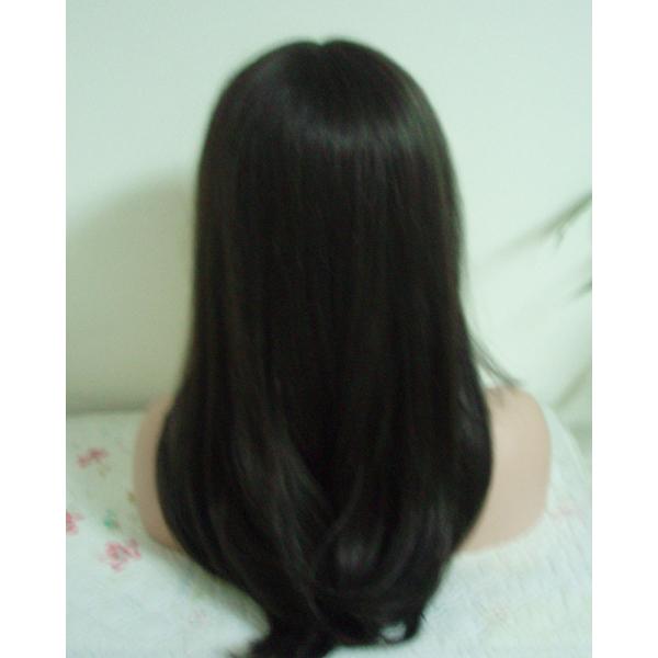 Stock Synthetic Lace Front Wigs Heat Resistant Fiber Mono Wigs
