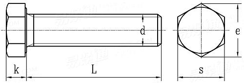 DIN931 DIN933 Hex Bolt Duplex Stainless Steel Fasteners 304 / 304L ISO9001