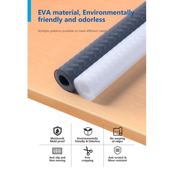 Прозрачная непроскальзывающая пластиковая подкладка для современных кухонных шкафов