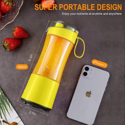 Copas de braising USB Mini Mixer recarregável com seis lâminas Perfeito para alimentação infantil Viagens e ginástica