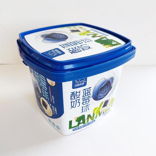 1L 2L 3L 4L 5L Plastic Pail Microwave Oven Food Grade Popcorn Snack Bucket Container