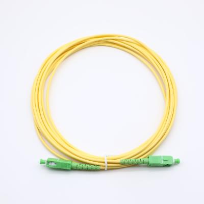 Cabo de remendo da fibra do único modo da manutenção programada milímetro 0.3dB 10g de LSZH