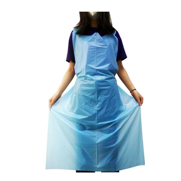 S&J Biodegradable Disposable Waterproof Poly Aprons 1 Mil. Unisex Covers PE Disposable Plastic CPE Aprons Oil-proof Protection