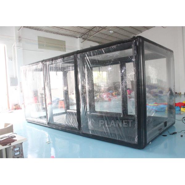 Воздухонепроницаемый сваривая черный раздувной шатер гаража для хранения автомобиля