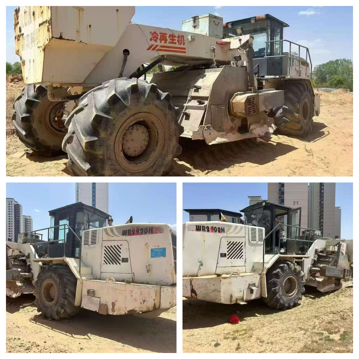Used REHOR WR240H Cold Recycler 24 Ton Road Pavement Rehabilitation Machine Milling Mixing Paver