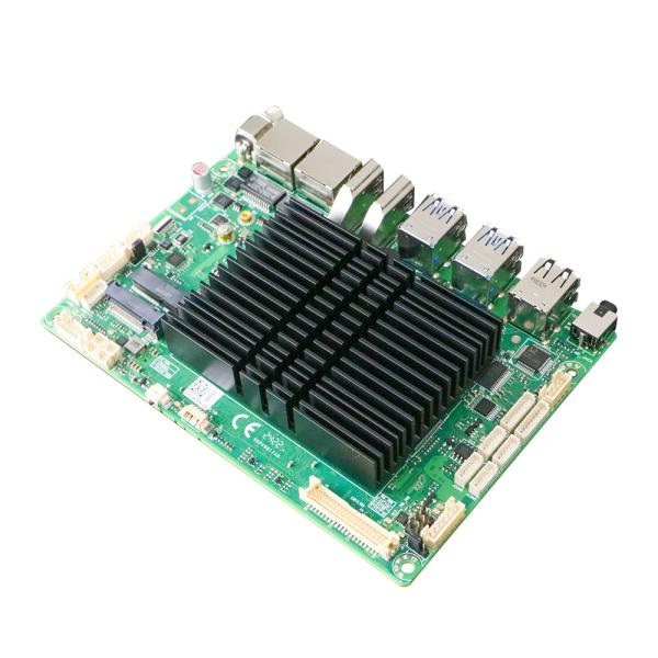 J6412 ファンのないマザーボード 工場, 3.5 インチ マザーボード PC 6 X RS232 COM と互換性