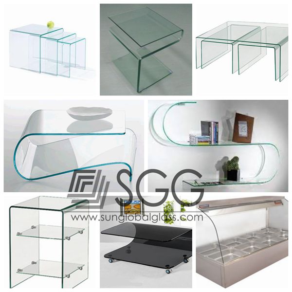 customized size thermal bending glass
