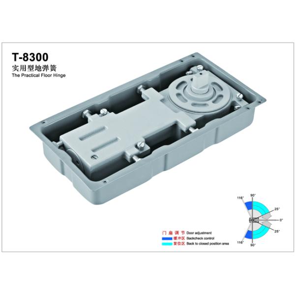 Floor Hinge 8300, color:black or blue, casting iron,  weight capacity 100kgs,