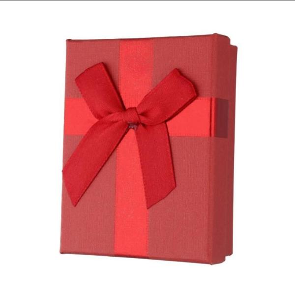 Medium Luxury Paper Jewelry Boxes With Open Way Lid And Base Design Customized