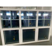 1.4mm - 2.5mm espesor UPVC ventana colgada única de color personalizado ventana deslizante vertical