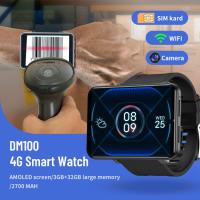 DM100 Smartwatch Carte SIM 4G Caméra GPS WIFI Smart Watch 500MP HD Batterie de la caméra 2880mah