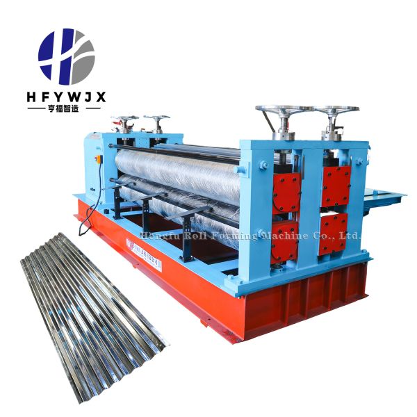 PLC Control Hydraulic Cutting Corrugated Metal Roofing Machine 4Meter Feed Width
