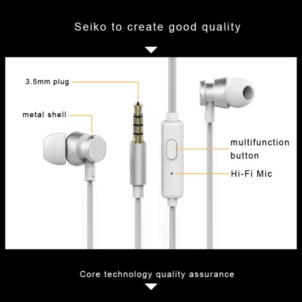 Custom Wired Gaming Earphone Sport Headset Stereo Oem Headphone