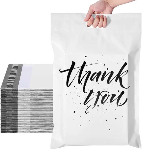 CTCX Packaging Bags for Clothing Poly Mailers With Handle Plastic Nude Courier Bag Poly Mailer Polymailers With Handle Verified