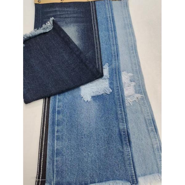 Low Shrinkage Heavy Weight 14.5oz Cotton Polyester Denim Fabric Woven For Jeans