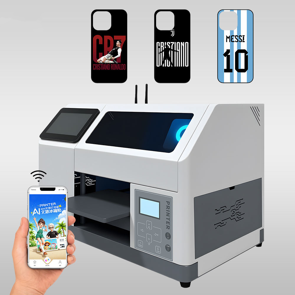 A5 UV Flatbed Printer DP308 46kg Packing Weight Safe Packaged Mini UV Printer for Export