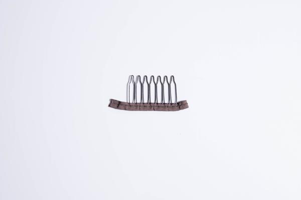Toupee Diy Wig Tools 7 Teeth Stainless Steel Wig Cap Combs