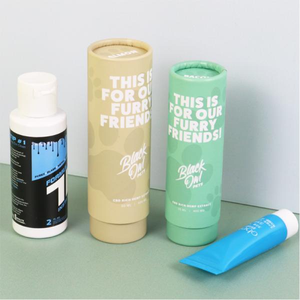 Cuero para el cuerpo Embalaje Tubos Loción para las manos Crema facial Crema para el protector solar Crema para limpieza facial Tubo de papel Custom Matt Lamination