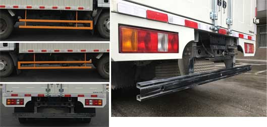 112KW 152HP Insulated Truck Box Transport Truck With Rear Lifting Tailgate