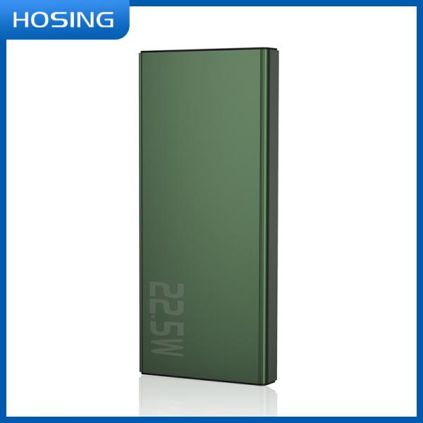 O metal verde Shell 22.5W Powerbank portátil para todos os tipos telefona