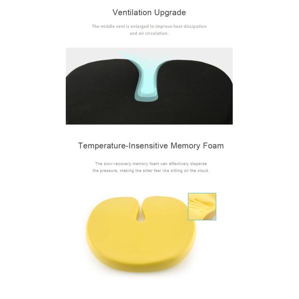 Anti Bedsore Memory Foam Cushion Customizable Ergonomic Orthopedic Butt Recovery Pillow